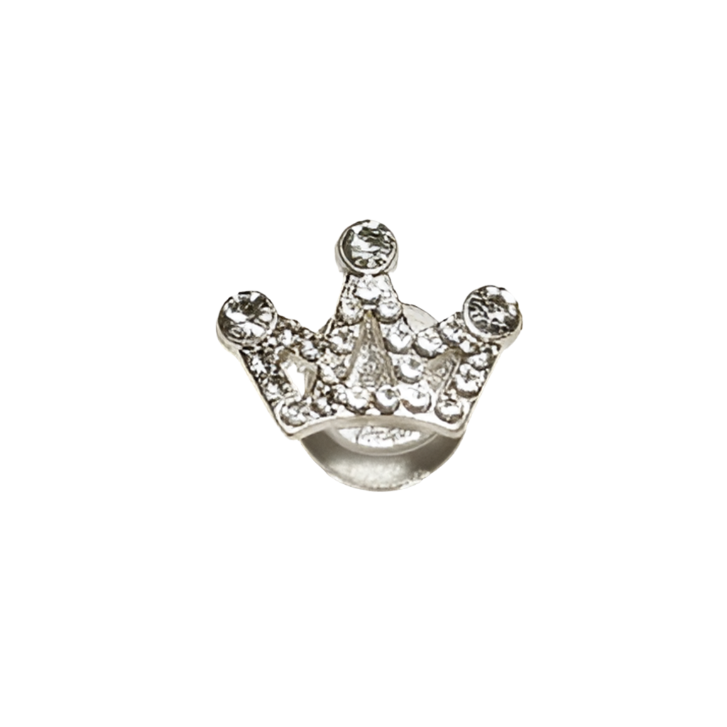 Crown Croc Charm Metal