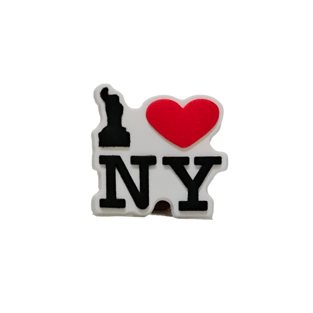 I HEART NY Croc Charm