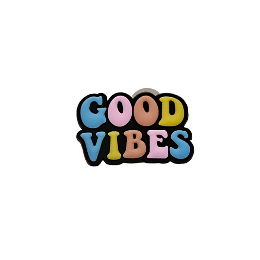 Good Vibes Croc Charm