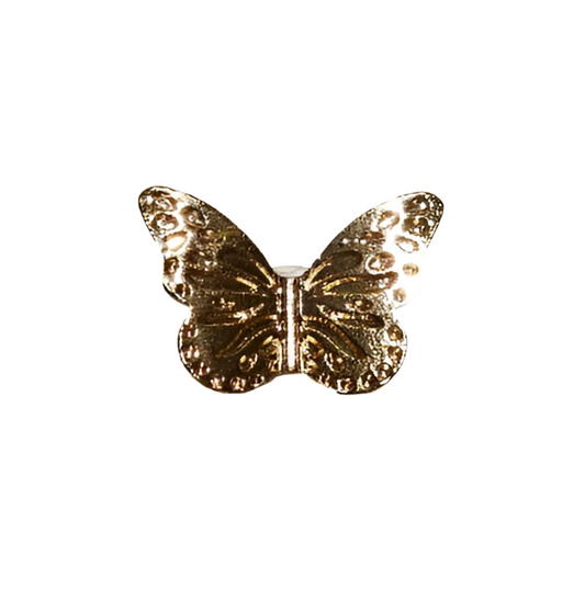 Butterfly Croc Charm Metal